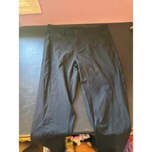 Reebok Men's 5 Pocket Tapered Pants Moisture Management Size 34x32 Black